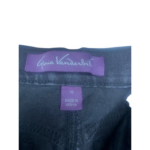 Gloria Vanderbilt Gabby Black Denim Bootcut Size 10 - Picture 4 of 6